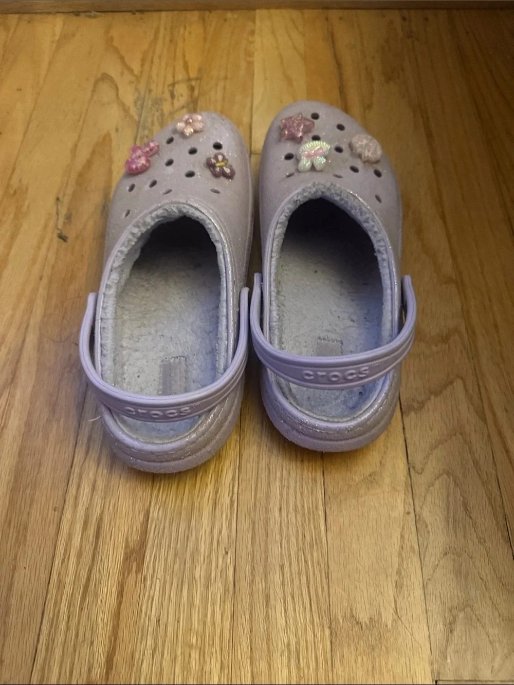 CROCS sparkly light